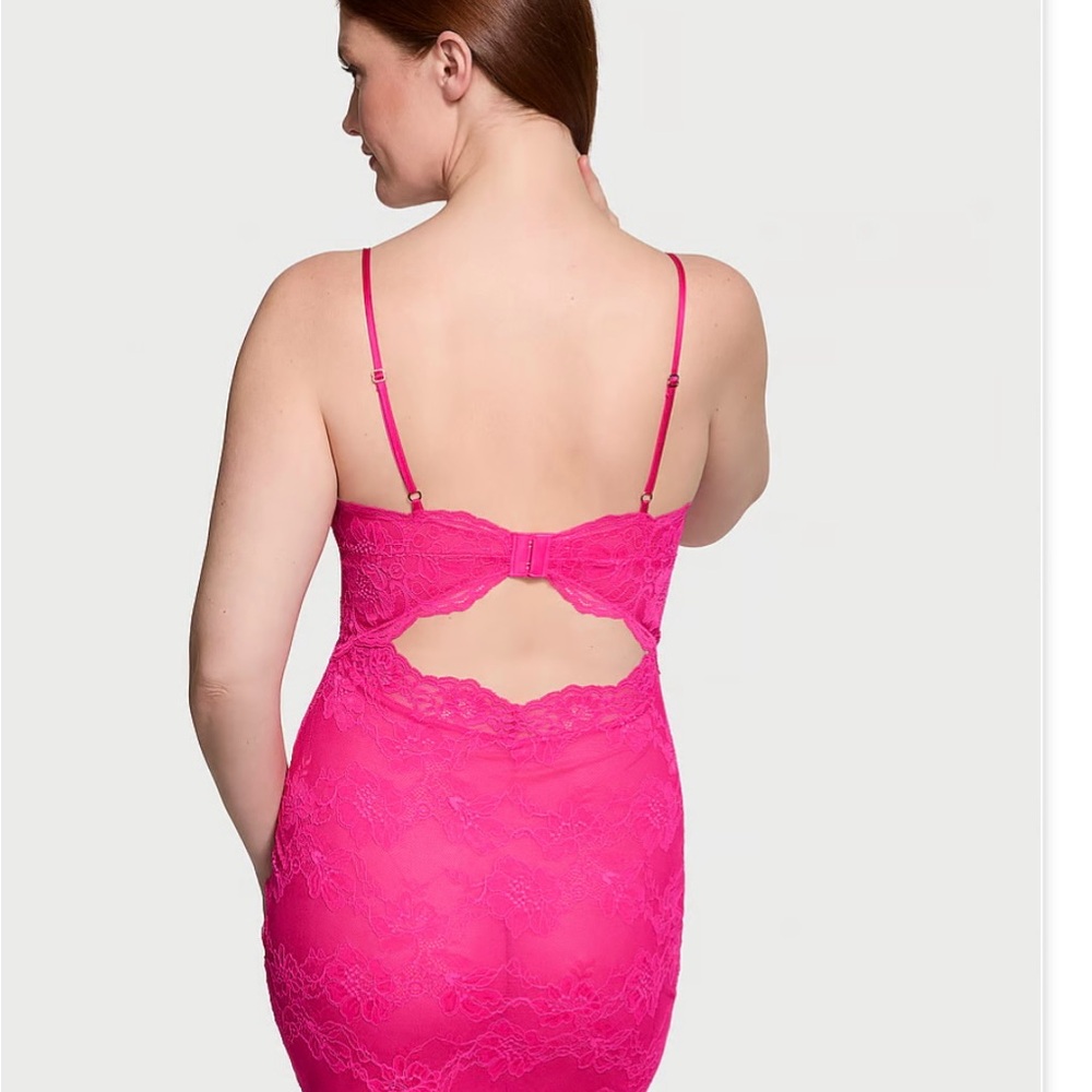 Victoria’s SecretRuched Lace Cutout Mini Dress - Picture 3 of 9